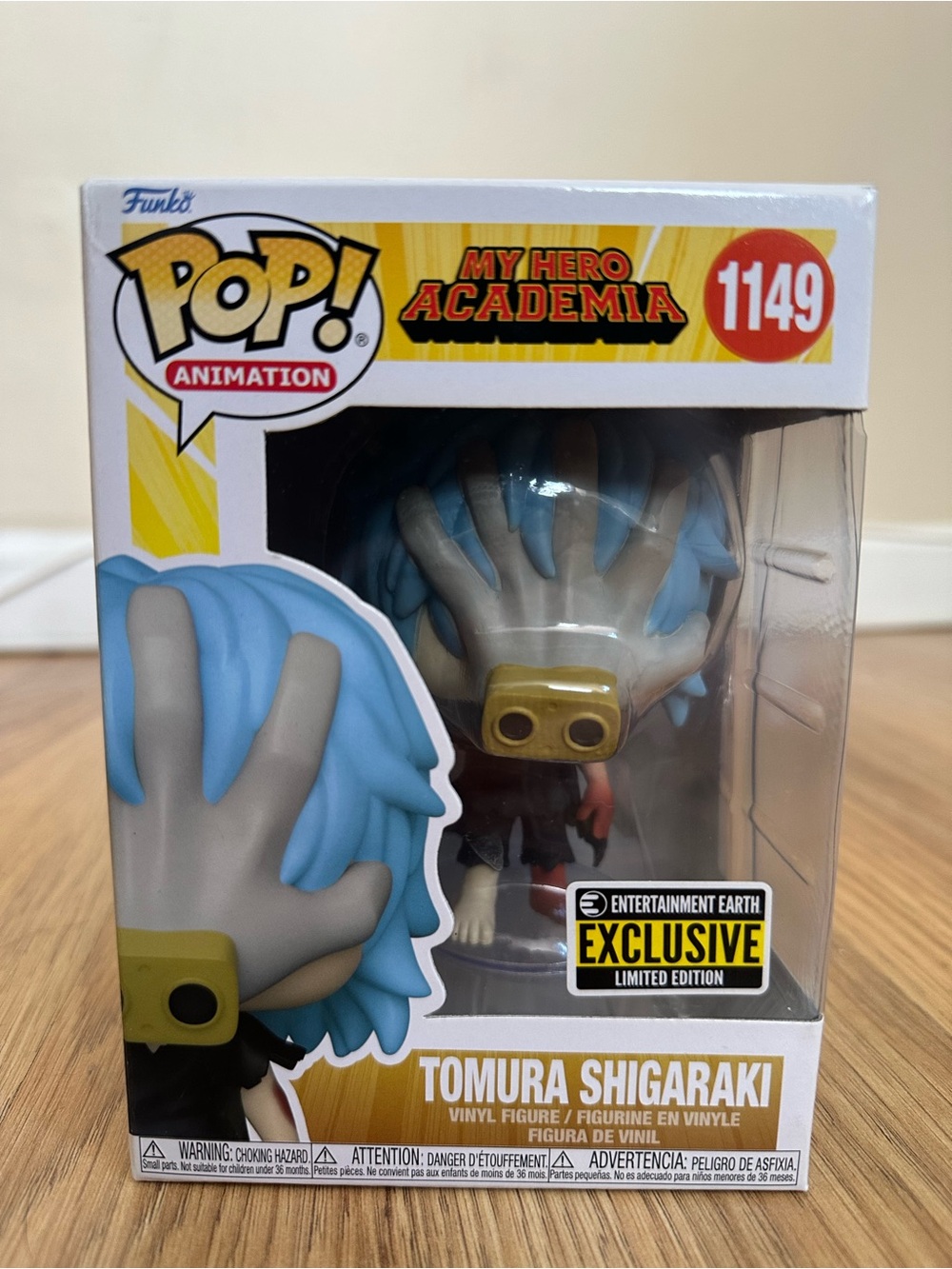 Funko Pop! My Hero Academia Tomura Shigaraki #1149 Entertainment Earth Exclusive